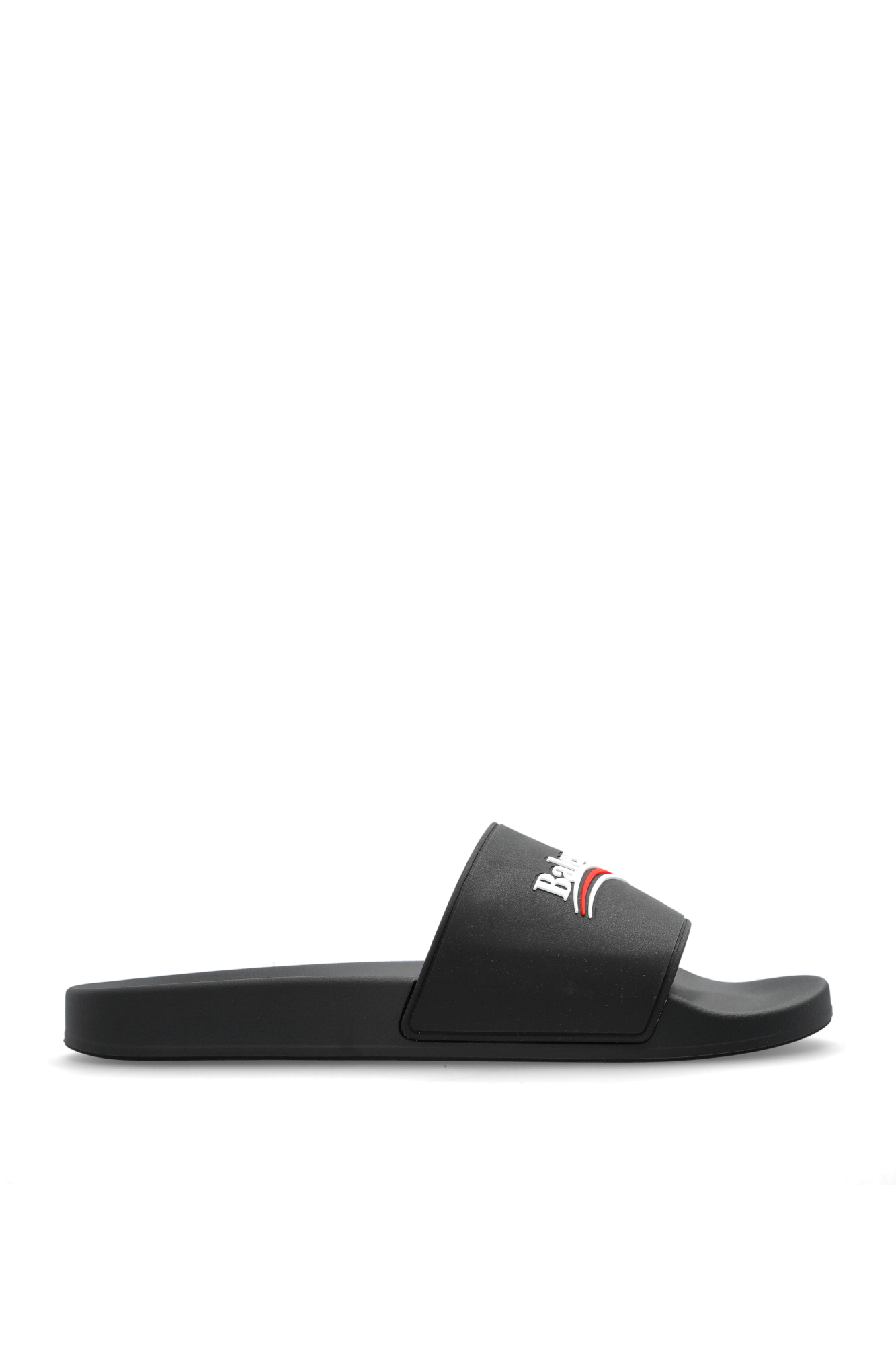 BALENCIAGA Rubber Logo Slide サンダル 42 BALENCIAGA Logo-Detailed Rubber Slides for Men | MR PORTER